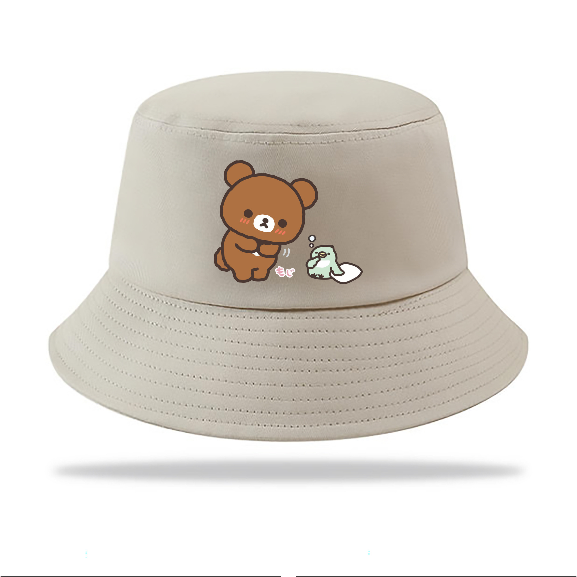 （画像用） リラックマ リラックマ キイロイトリ Rilakkuma Korilakkuma Kiiroitori アウトドア日除けバケットハット